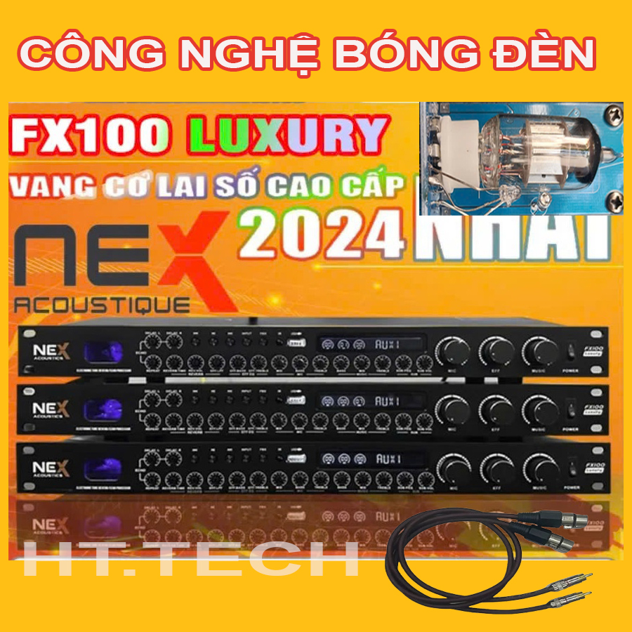 Vang Cơ Lai Số Nex FX100 Luxury New 2024, DSP, Echo Reverb HAY, Khả Năng Xử Lý Âm Thanh Mạnh Mẽ, Triệt Tiêu Hú