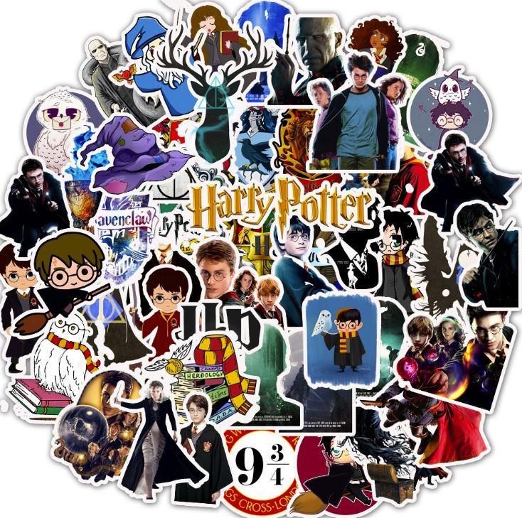[HCM]Sticker HARRY POTTER decal hình dán chống nước trang trí xe laptop nón bảo hiểm tem dán #19