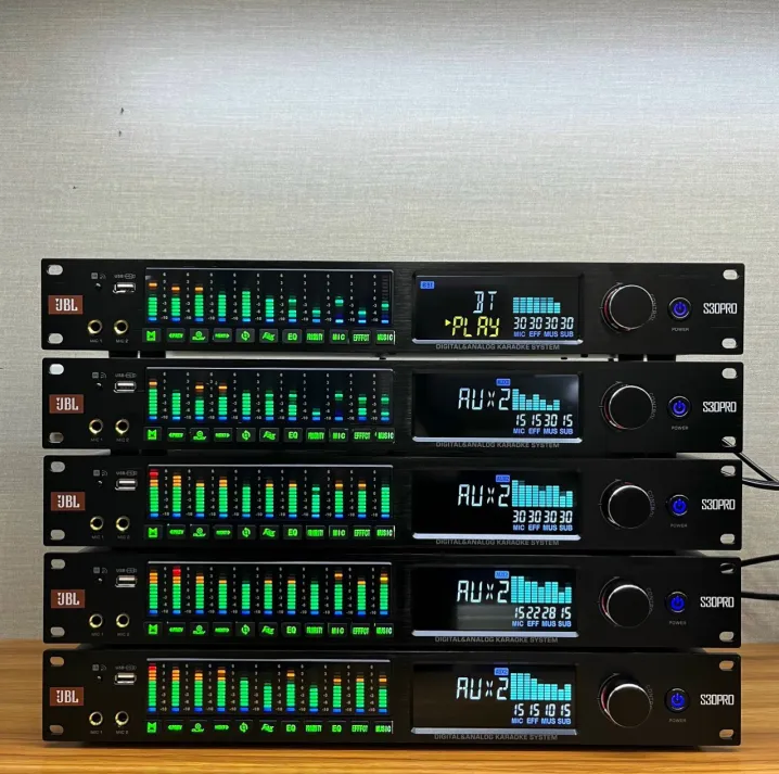 Vang Cơ Lai Số S30Pro Cổng Kết Nối Đa Dạng Bluetooth 5.0, Cổng Quang ( Optical ), Sub Riêng Biệt, AUX Có Echo, Reverb Chỉnh Cơ Dễ Dàng Cải Thiện Chất Lượng Âm Thanh Hiệu Quả, Vang Cơ Chống Hú. Vang Cơ Karaoke