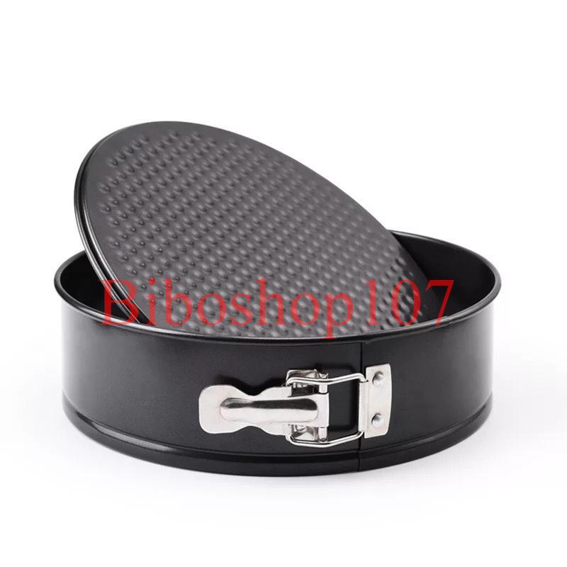 Khuôn bánh tròn đế rời chống dính có khóa 24cm