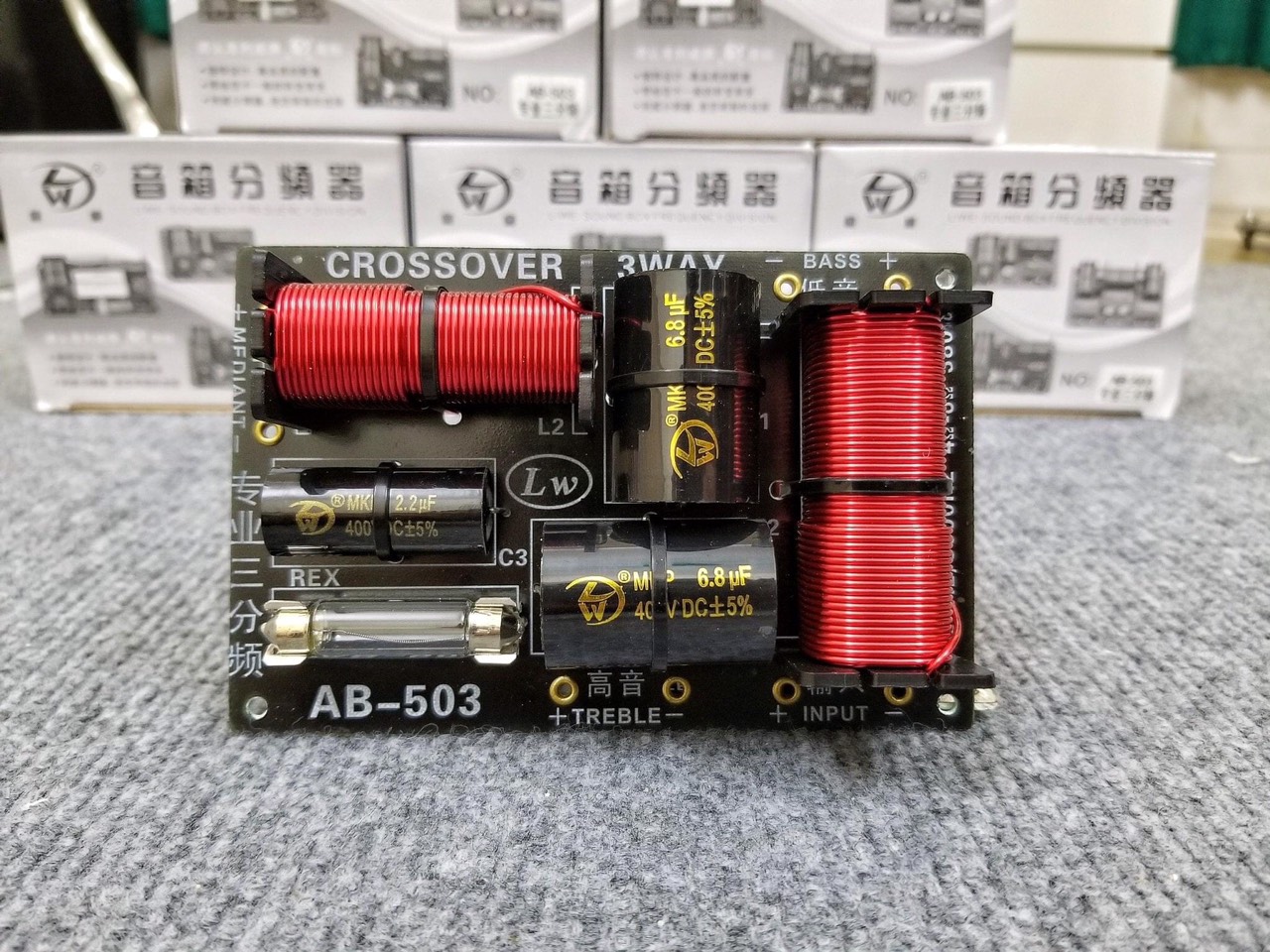 Mạch phân tấn cao cấp cho loa 3 đường tiếng ab-503