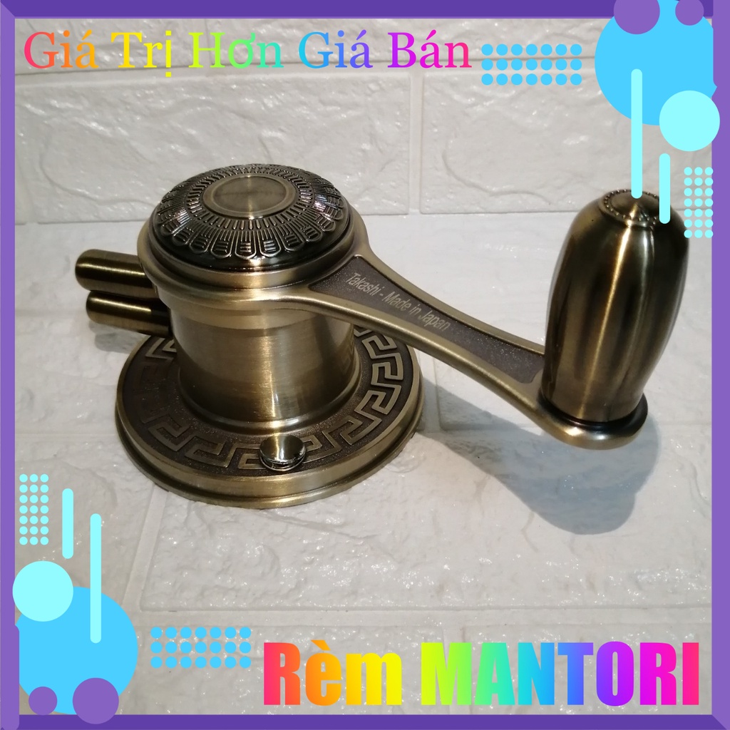 Tay quay giàn phơi quần áo, giàn phơi thông minh nhập khẩu cao cấp takashi