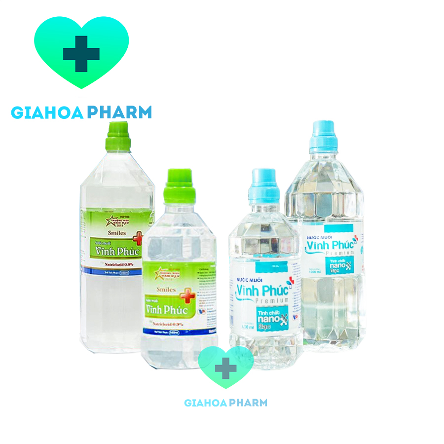 Nước muối vĩnh phúc siêu to khổng lồ - dung dịch nước muối sinh lý súc miệng, họng, rửa mặt ngăn mụn