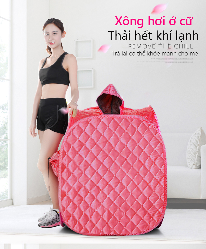 Lều xông hơi tự bung – lều xông giảm cân, trị liệu cảm cúm, sau sinh, nhiều tác dụng