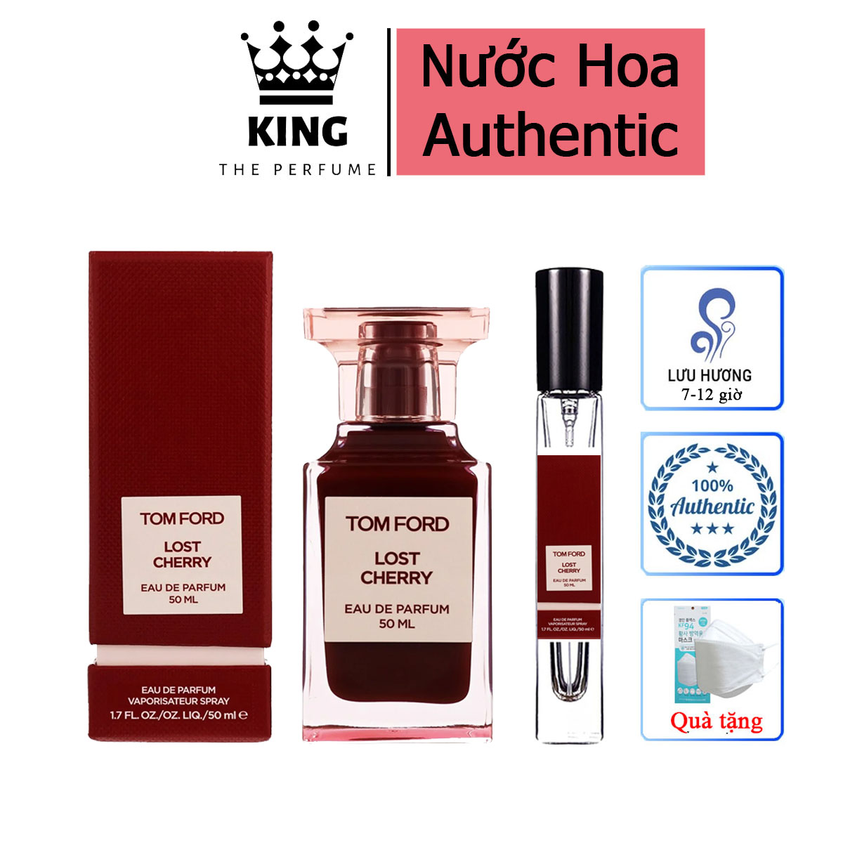 Mẫu thử 5ml,10ml tom ford lost cherry edp - chiết 5-10-20ml