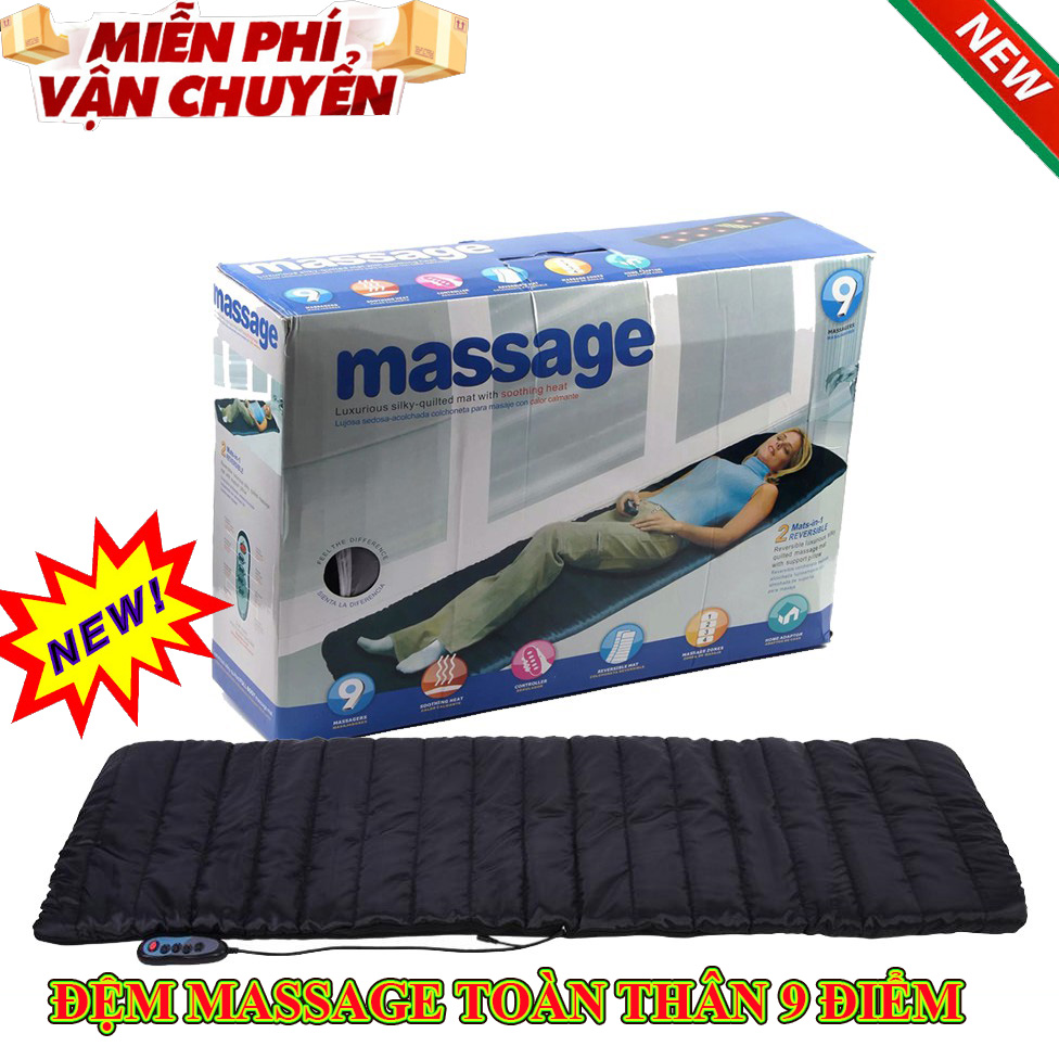 Nệm massage | Đệm mát xa toàn thân cao cấp,Nệm Máy massage Lz-332 hàng cao cấp, Thiết bị massage thư giản phục hồi sức khỏe, Mẫu máy mát xa bán chạy, máy mát xa thư giãn 9 motor.