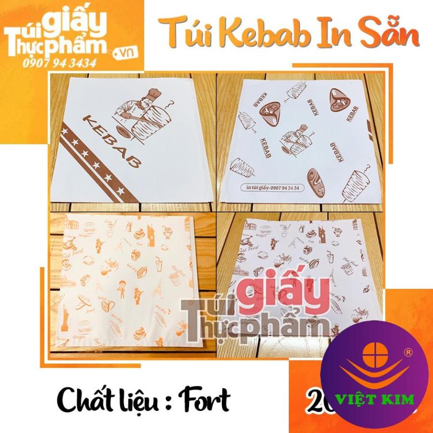 1000 túi giấy kebab