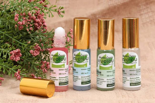 12 chai dầu gió bi lăn thảo dược thái lan cheraim chính hiệu giá tốt - 5ml/8ml - julias store