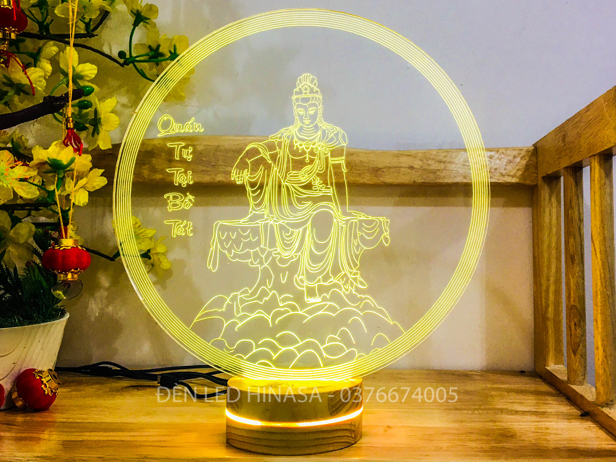 Quán Tự Tại Bồ Tát 25cm