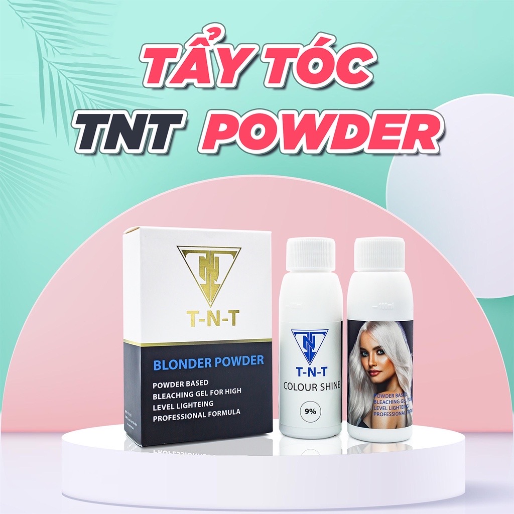 Bột Tẩy Tóc Không Xót TNT BLONDER POWDER - Siêu Phẩm Tẩy Tóc - Minzihair HN