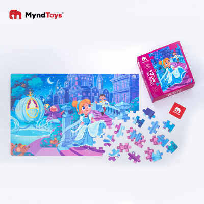 Bộ xếp hình Puzzle – Cinderella +Tuấn Phong Books & Toys