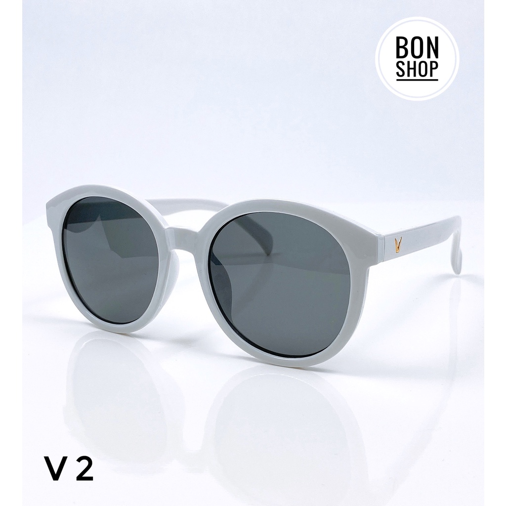 Kính Mắt Thời Trang Nữ Viền Trắng Sang Chảnh_Bon Shop