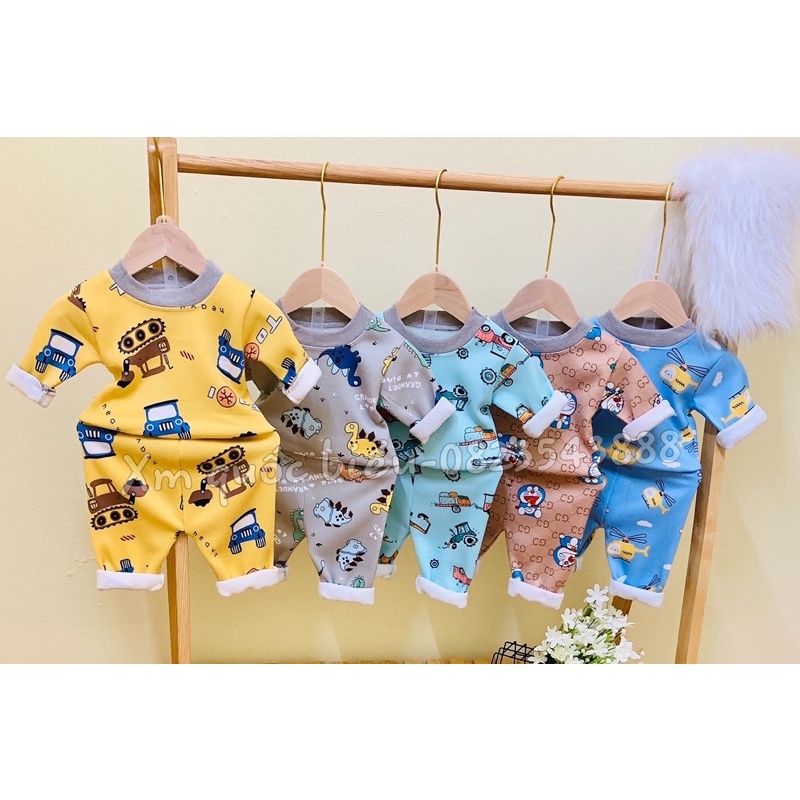 Bộ thu đông ,nỉ lót lông, bé trai , bé gái,, size , 5-15kg