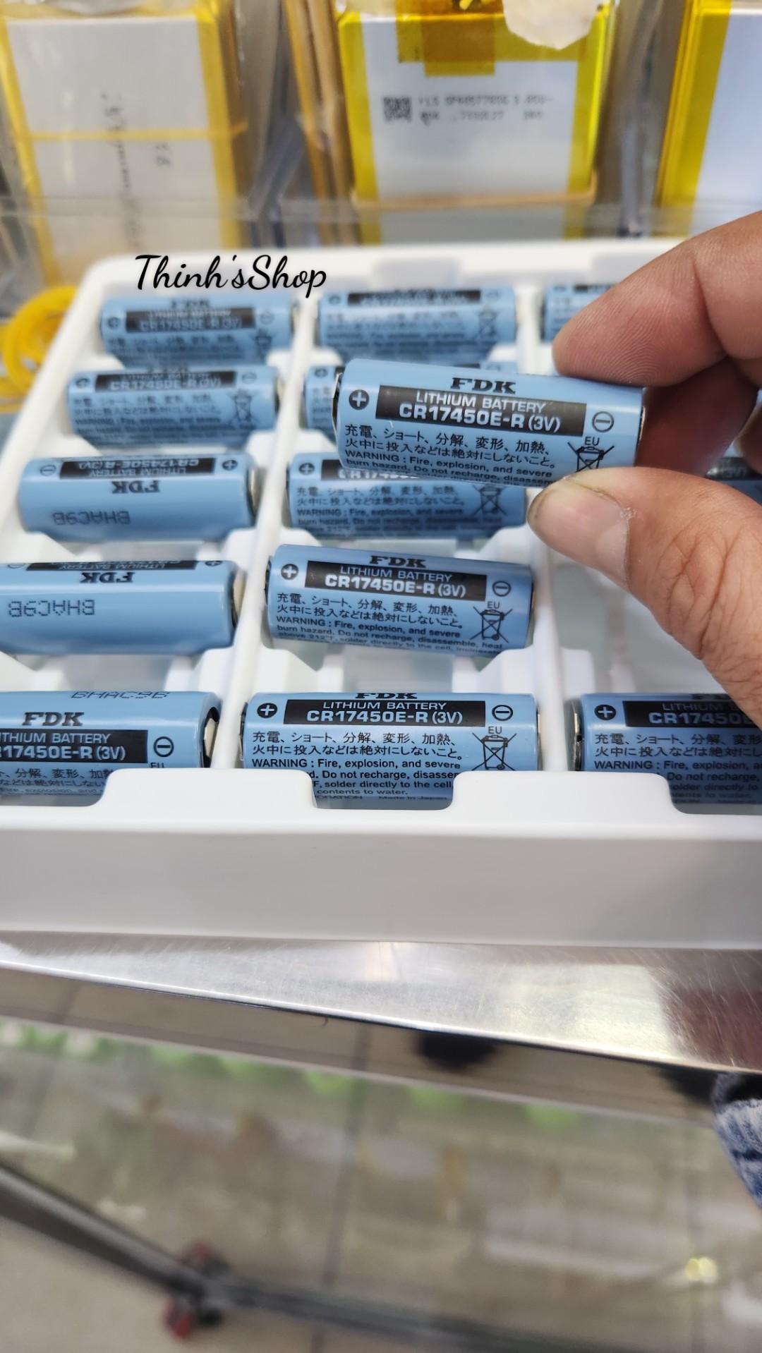 Pin nuôi nguồn cr17450e / cr 17450 3v fdk lithium - made in japan