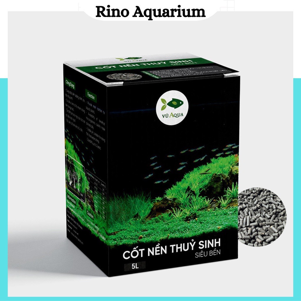 Cốt nền dinh dưỡng vũ aqua | cốt nền thủy sinh siêu bền cho hồ cá thủy sinh