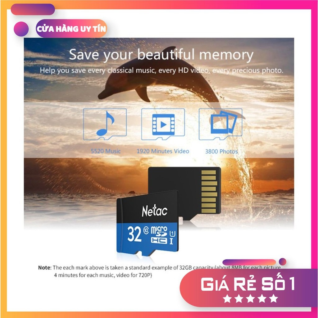 [HÀNG XỊN] Thẻ nhớ micro 32GB/64GB các loại