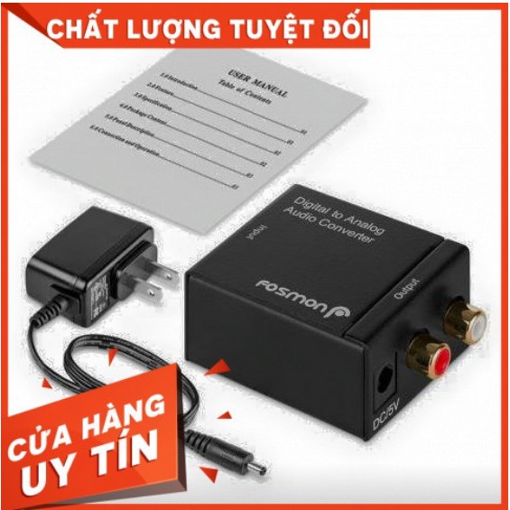 Bộ chuyển đổi âm thanh optical đen