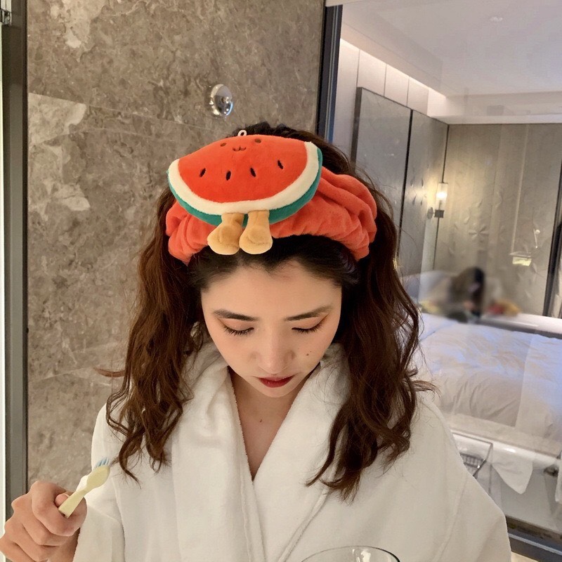 Băng đô Turban thú nhồi bông 3D siêu Kute Hot Trend 2020