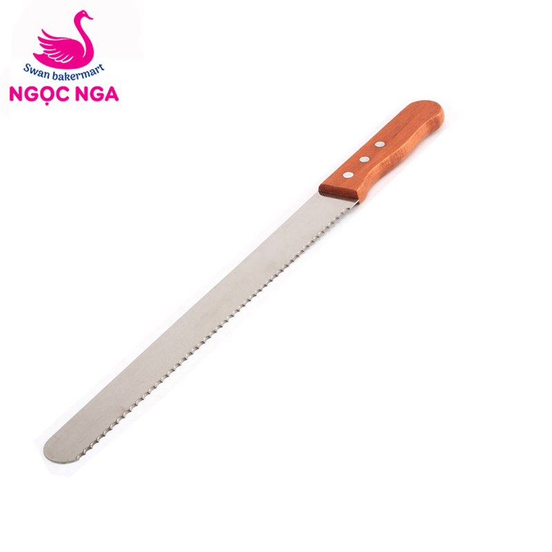 Dao răng cưa cán gỗ cắt bánh mì dài 8i - 10i - 12i