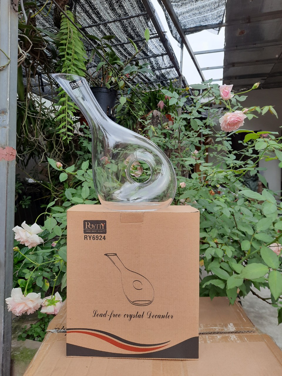 Decanter ốc sên dáng nghiêng