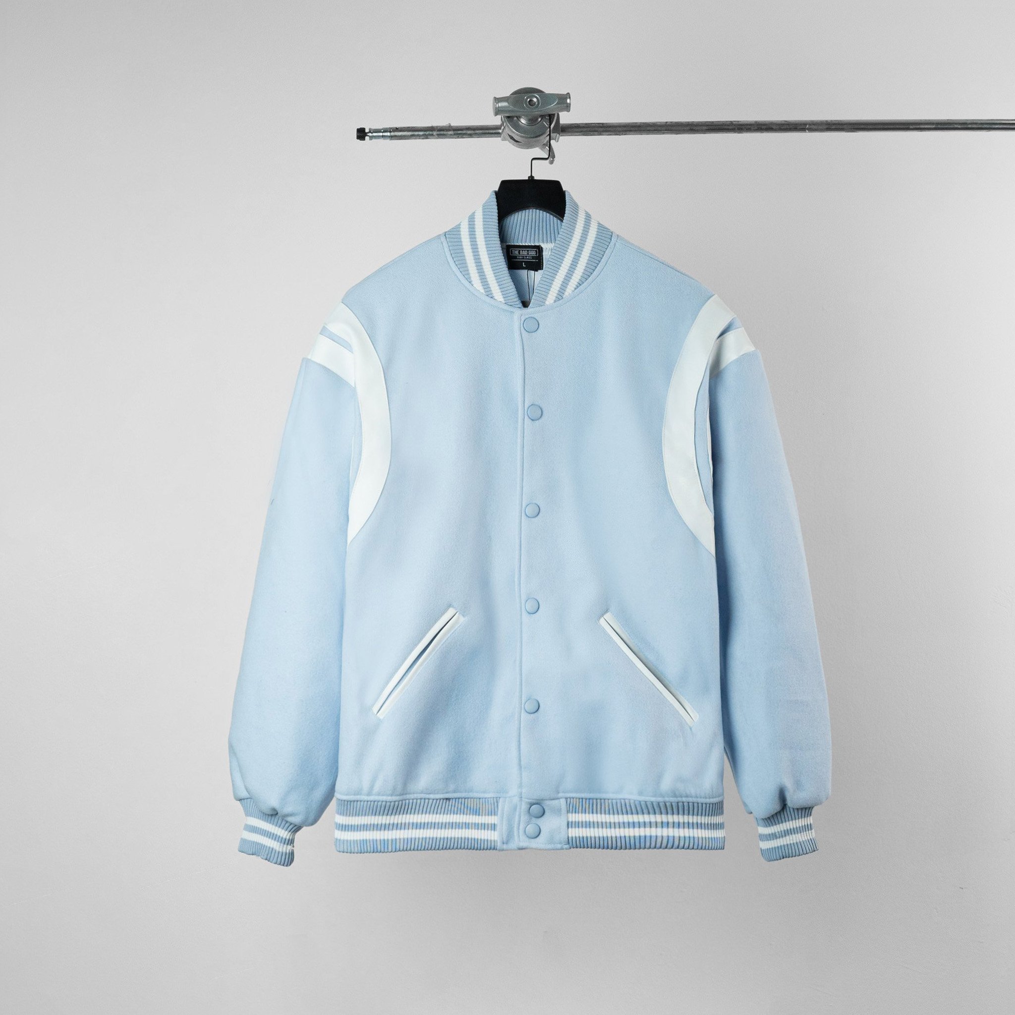 Áo khoác Bomber jacket The Bad God Teddy xanh mint