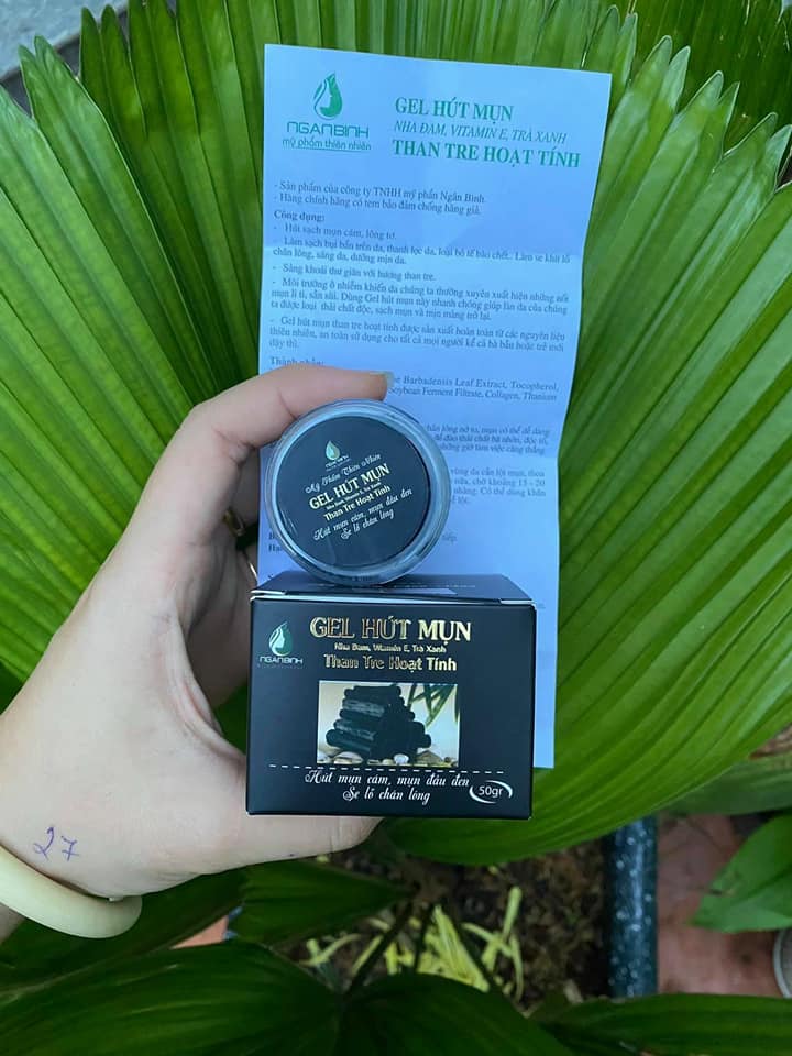 Gel lột mụn than tre ngân bình