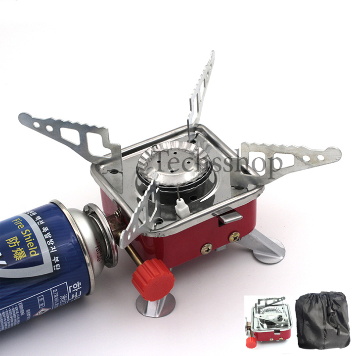 Bếp gas du lịch dã ngoại mini xếp gọn - Bếp gas đi phượt cắm trại tiện lợi - Bếp gas dành cấm trại