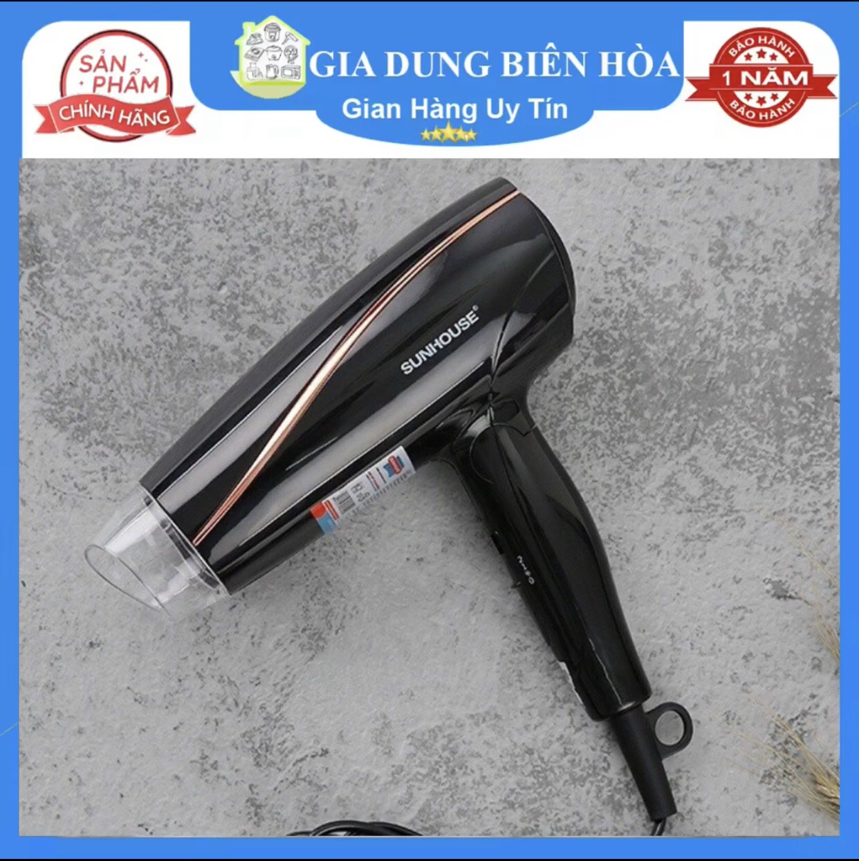 Máy sấy tóc sunhouse shd2317 và shd2306-chính hãng. bảo hành 12 tháng - máy sấy tóc sunhouse shd2317 thiết kế gọn đẹp, sang trọng.