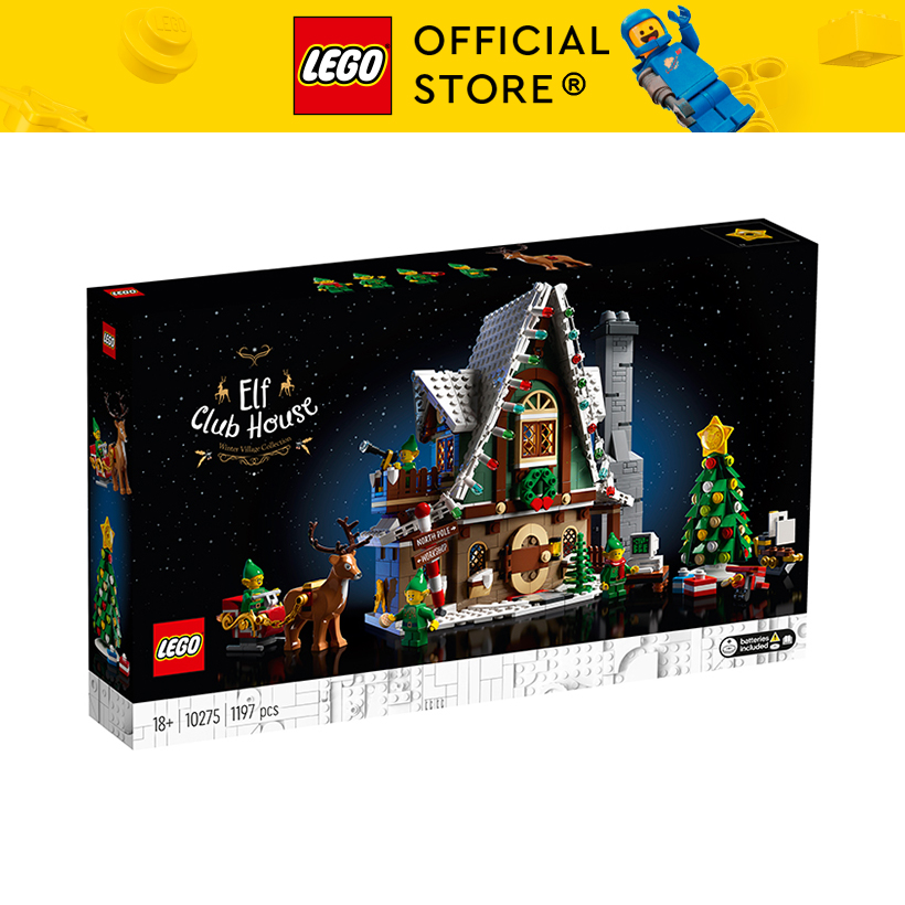 Đồ Chơi Lắp Ráp - LEGO Icons 10275 Ngôi Nhà Giáng Sinh Của Yêu Tinh (1197 chi tiết)