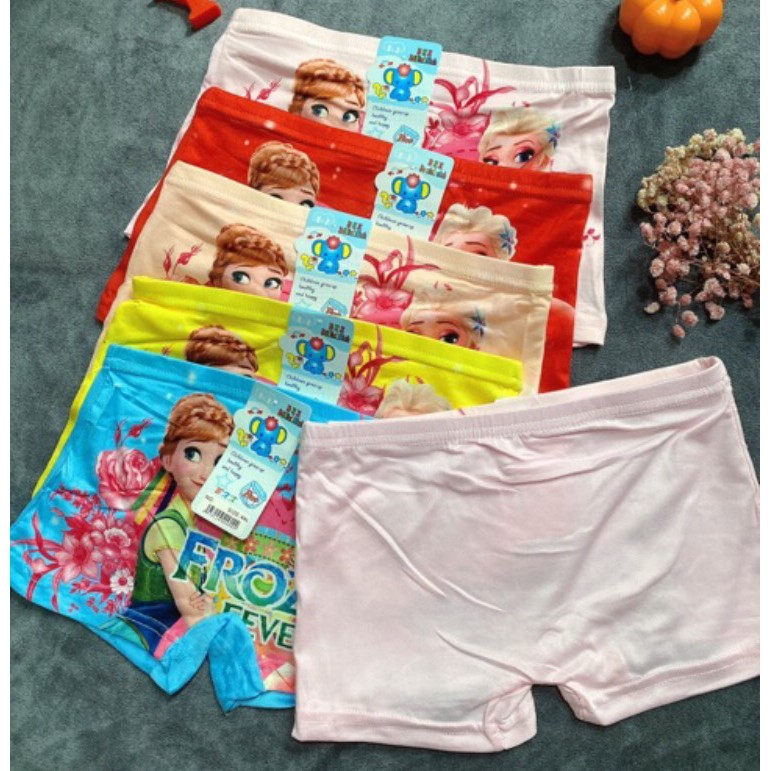 Set 2 quần đùi elsa cho bé siêu xinh - co giãn tốt (quần chip elsa)