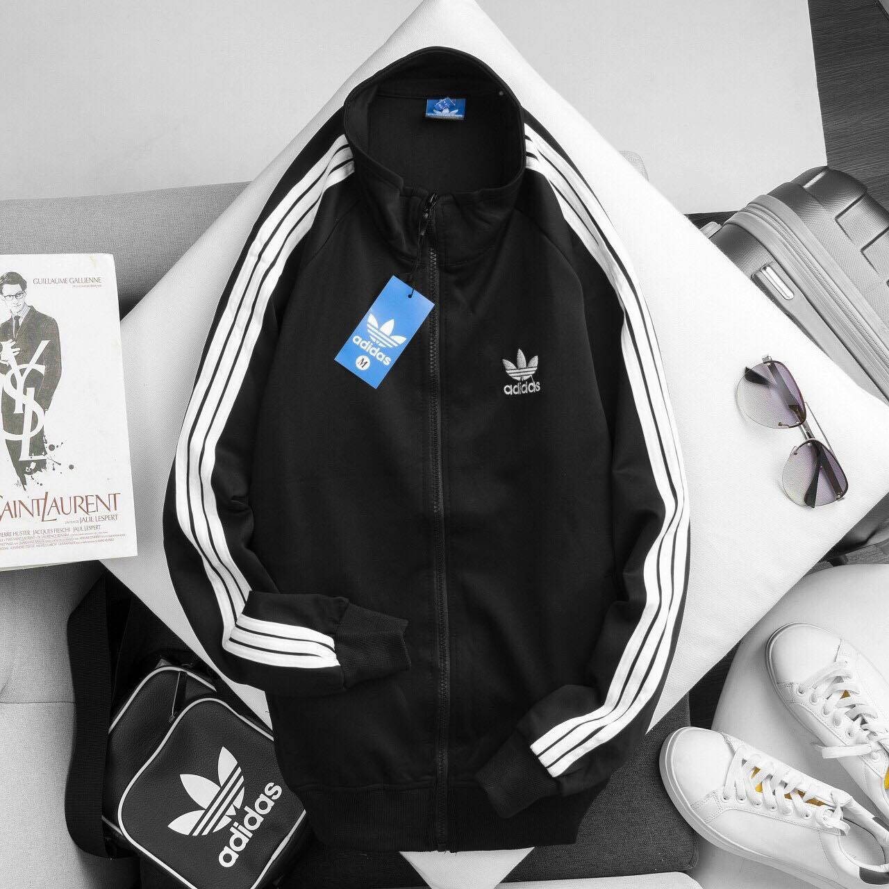 Áo Khoác Nam 3 Sọc - Hàng Thể Thao - Chất Vải Dày Mềm Mịn Thun Poly 2Da Chất Đẹp