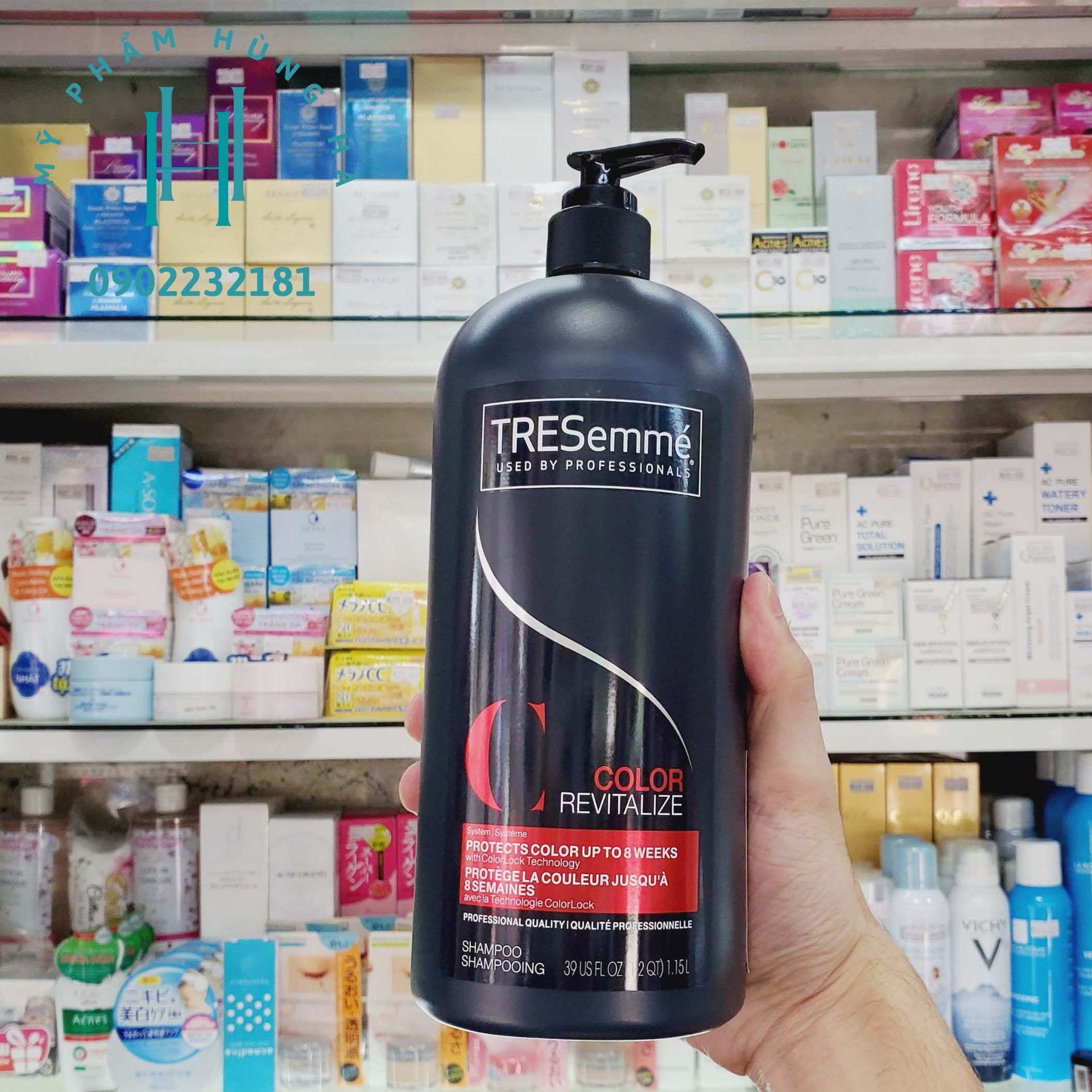 Dầu gội Tresemme Mỹ, dầu gội dành cho tóc nhuộm, giữ màu, giữ nếp 1150ml