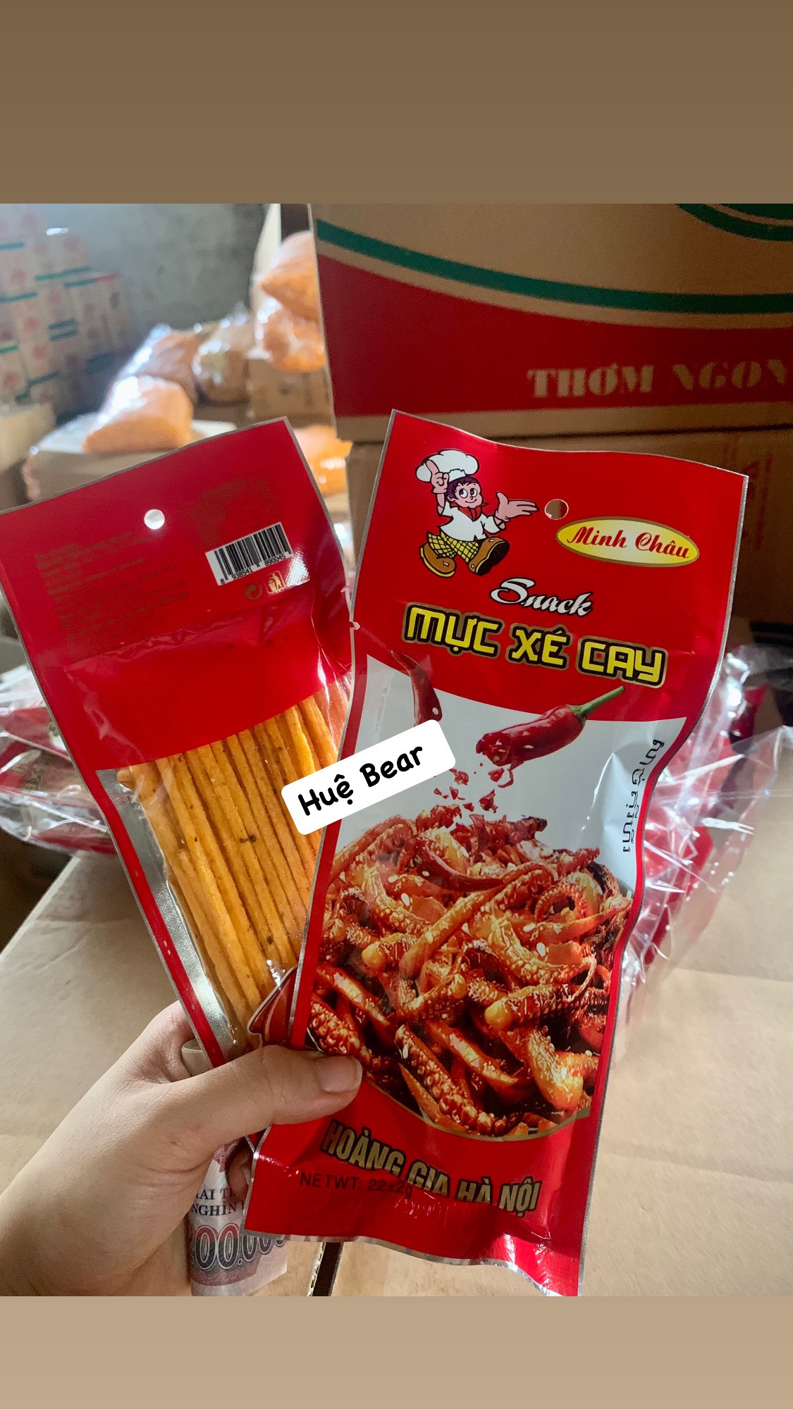 Bịch 30goi mực xé cay