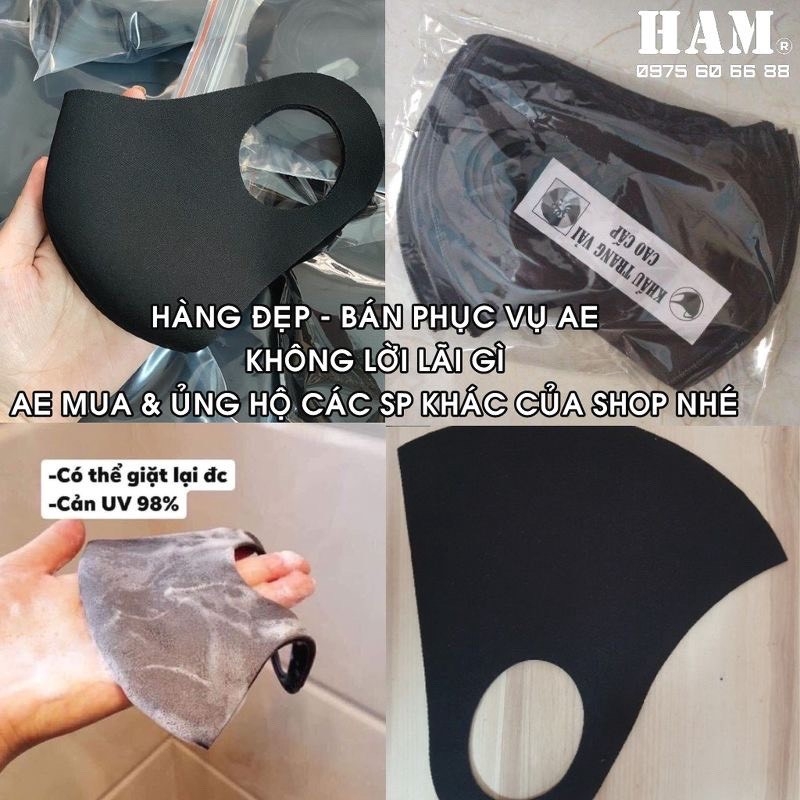 COMBO 10 khẩu trang su cao cấp chống bụi chống khói