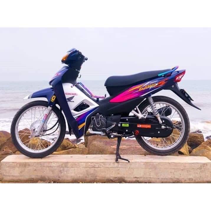 Tem rời wave 110cc hồng xanh v1 - ảnh thật