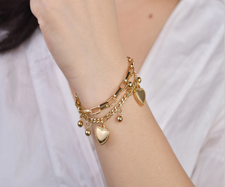  Lắc Tay Titan Tim Và Bi TA137 phong cách DJ Hiphop Rapper Không Đen Không Rỉ Sét Vĩnh Viễn 