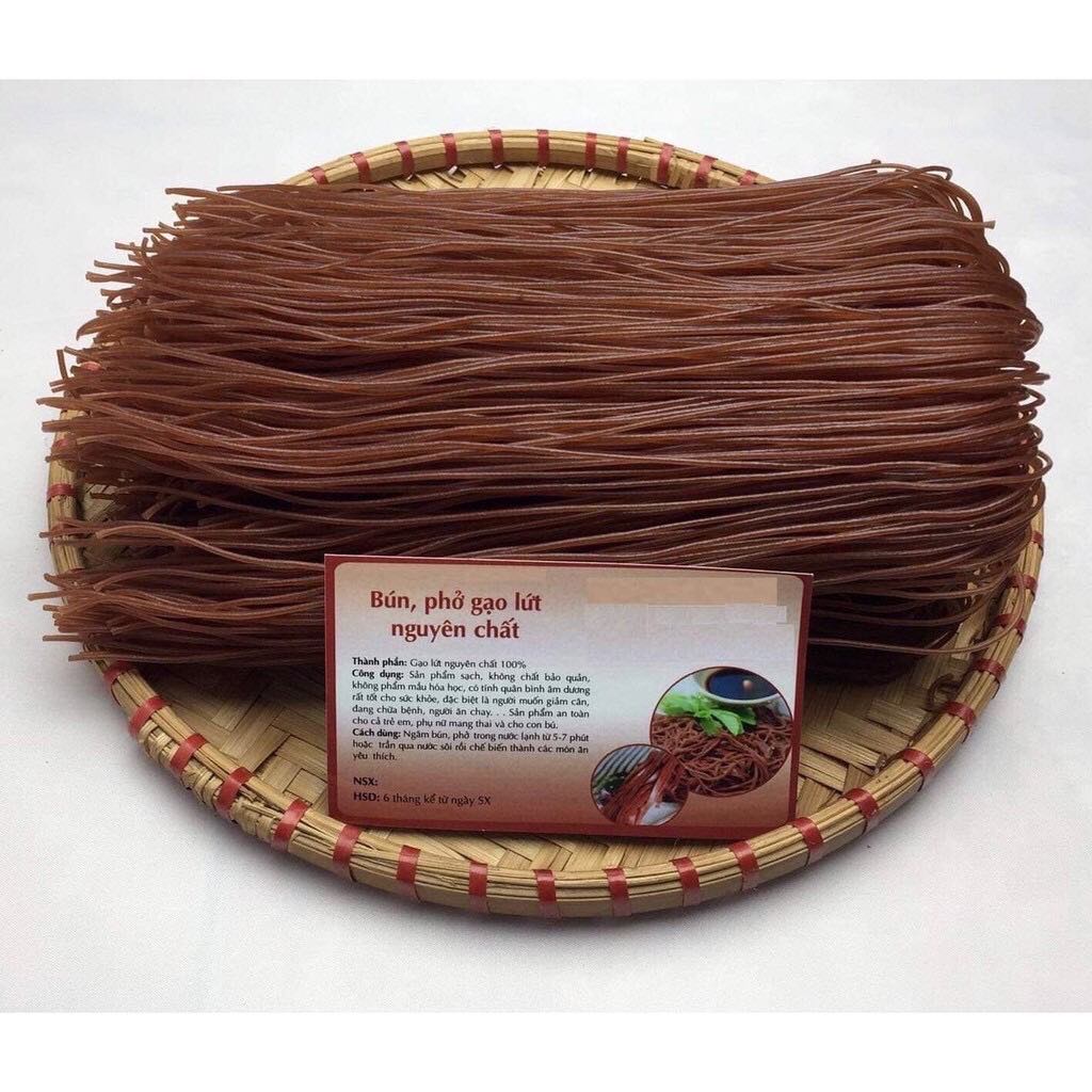 1kg bún gạo lứt đỏ thực dưỡng làm từ gạo lứt điện biên