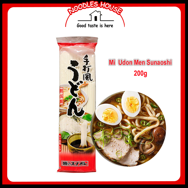 Mì udon nhật bản men sunaoshi 200g - men sunaoshi udon 200g