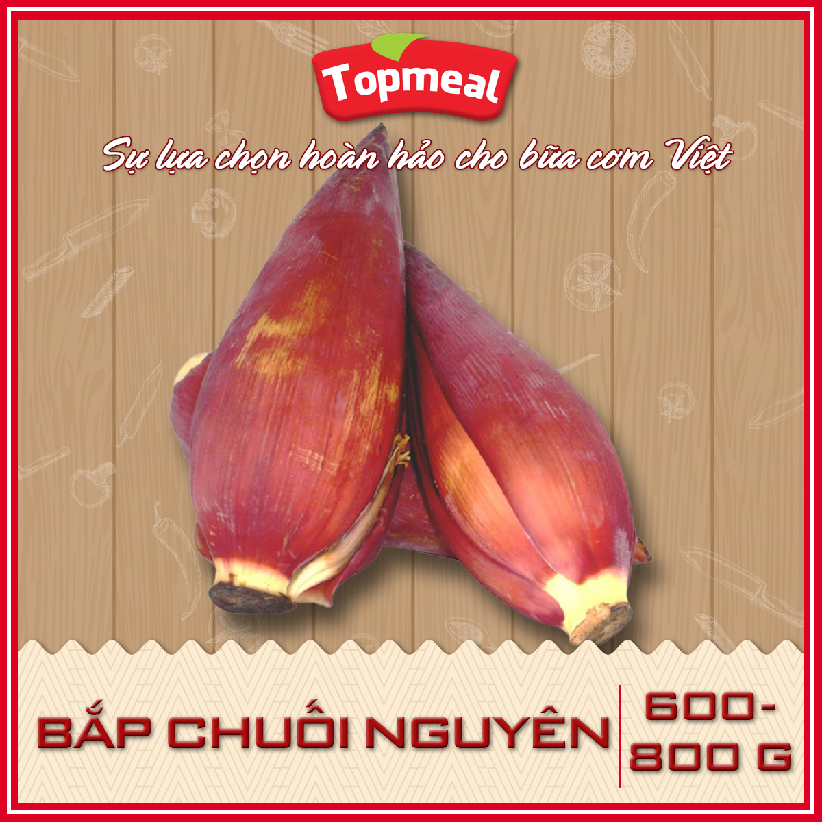 HCM - Bắp chuối nguyên (600 -800 g) - [Giao nhanh TPHCM]