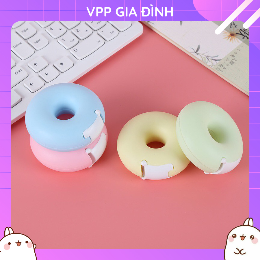 Dụng Cụ Cắt Băng Keo Washi Tape Trang Trí Học Sinh Mini Donut