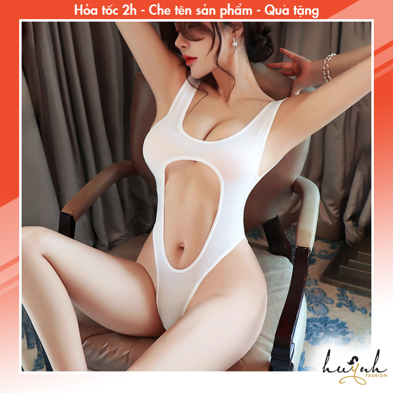 Bodysuit trơn cut out bụng sexy - b57