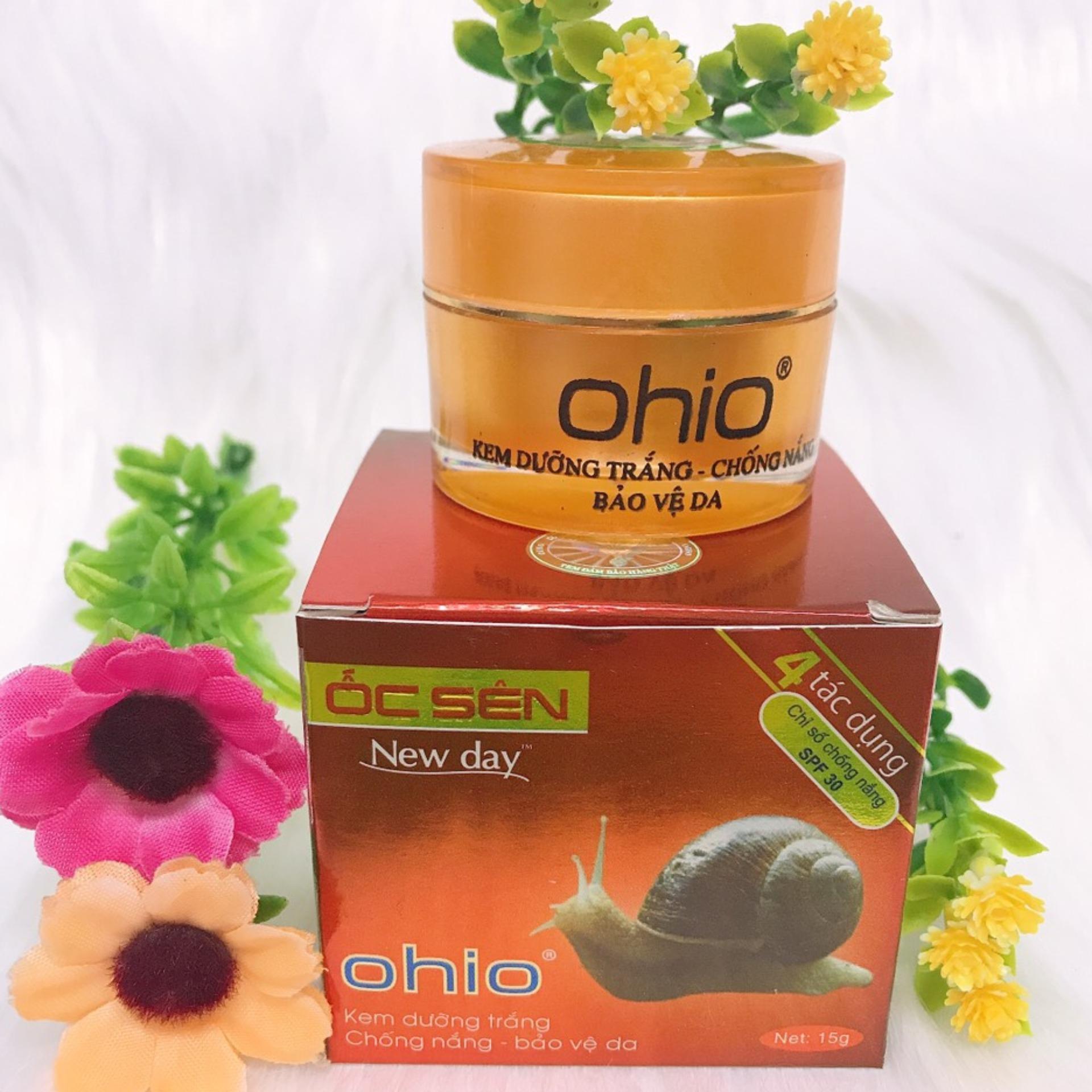 Kem dưỡng trắng - chống nắng - bảo vệ da ohio ốc sên new day