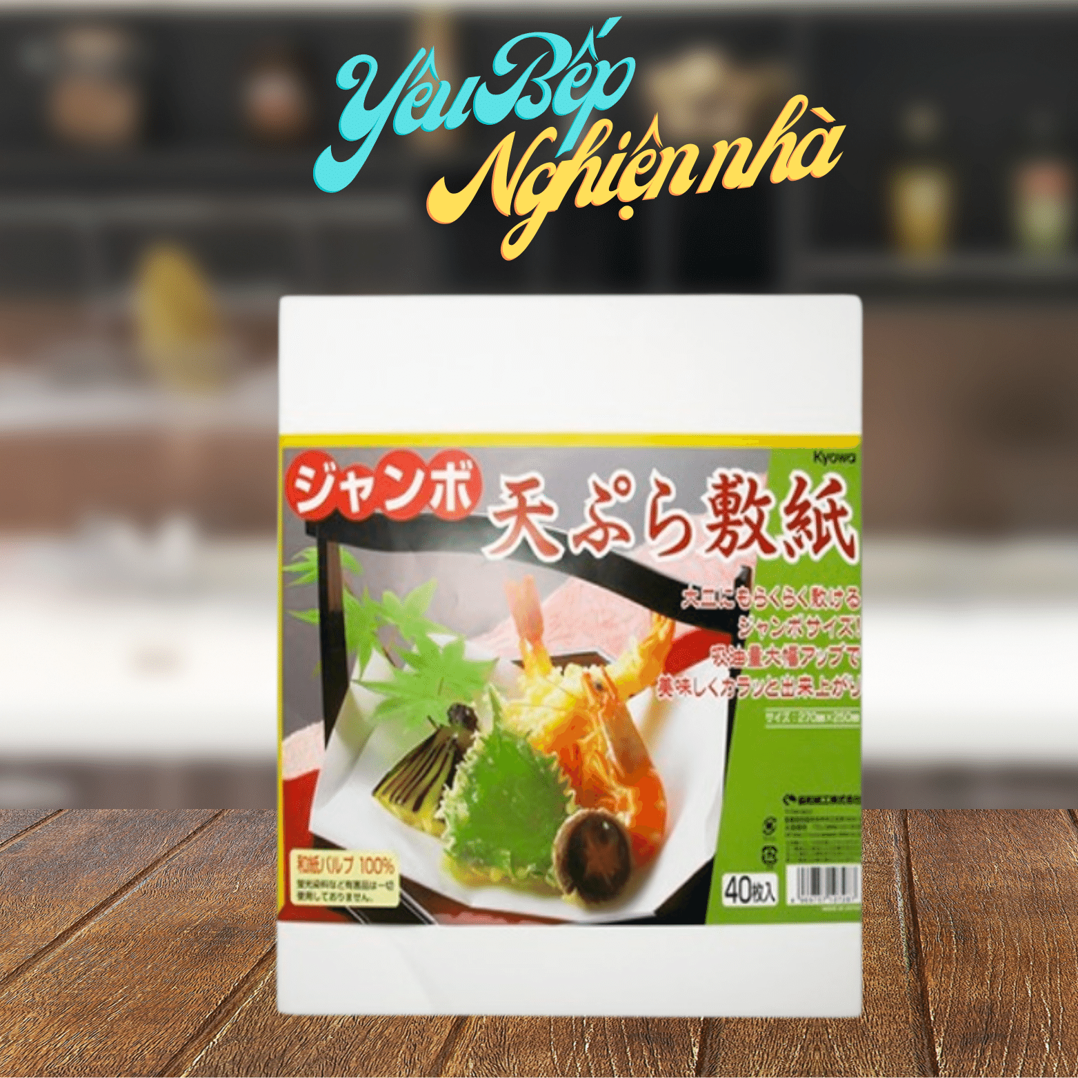 Set 40 giấy thấm dầu mỡ kyowa - nội địa nhật bản yêu bếp nghiện nhà vnm