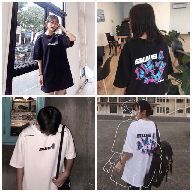 áo phông swe butterfly - áo thun swe bướm unisex - streetwear easy butterfly tee local brand chính hãng oversize