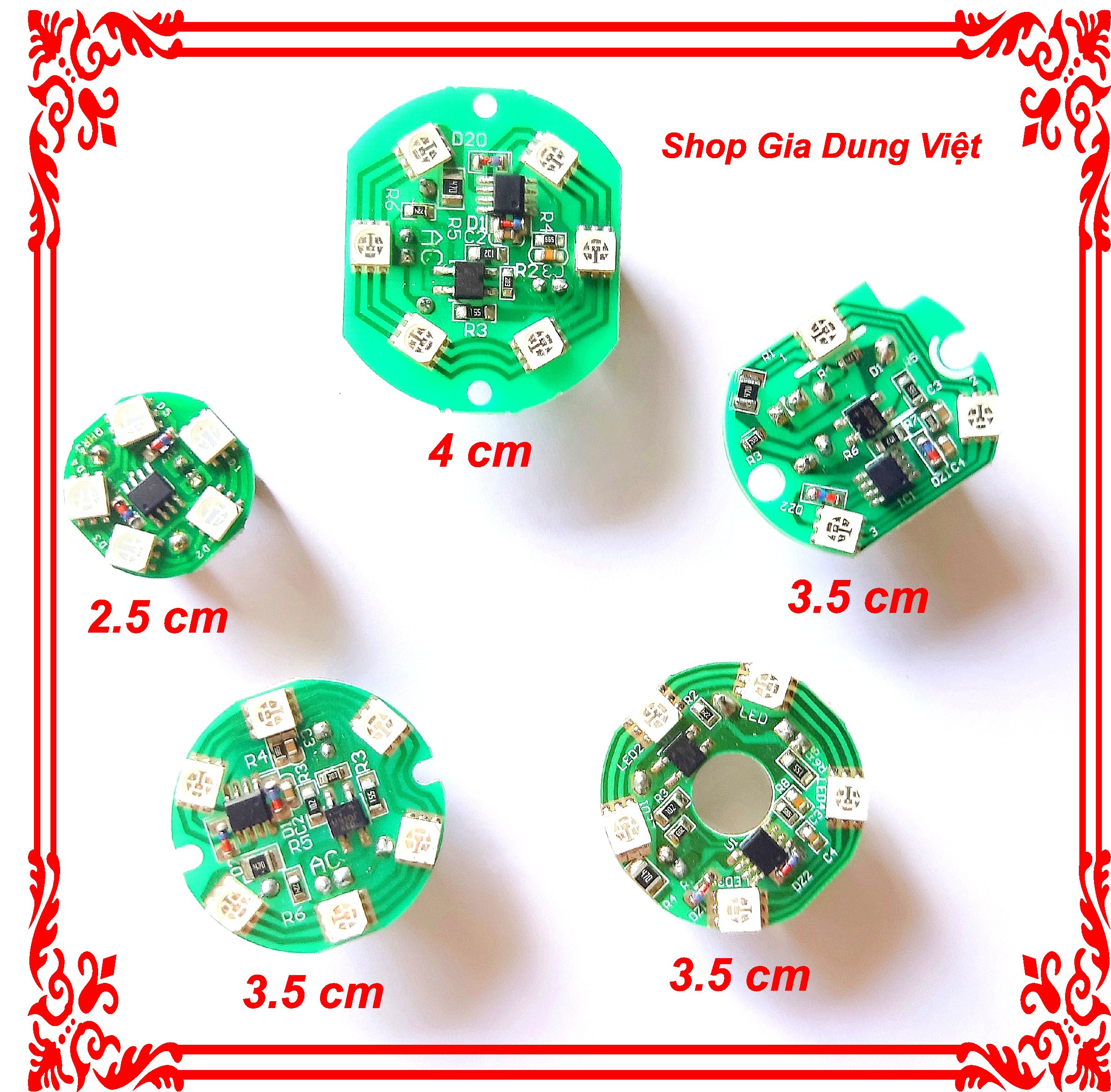 Mạch led đèn thờ đổi màu ánh sáng siêu bền đẹp – bóng đèn thay thế cho các loại đèn thờ đổi nhiều màu - tặng dây nối