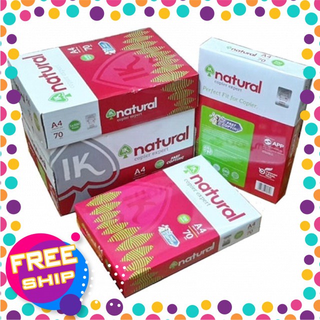 Giấy ik a4 natural 70gsm