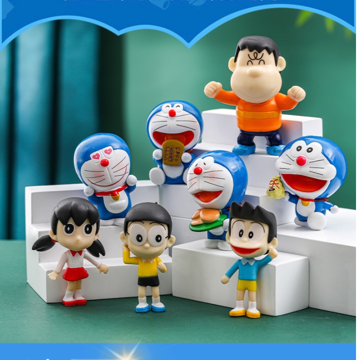 Bộ Sưu Tập Mô Hình Nhân Vật DOREMON Và Những Người Bạn