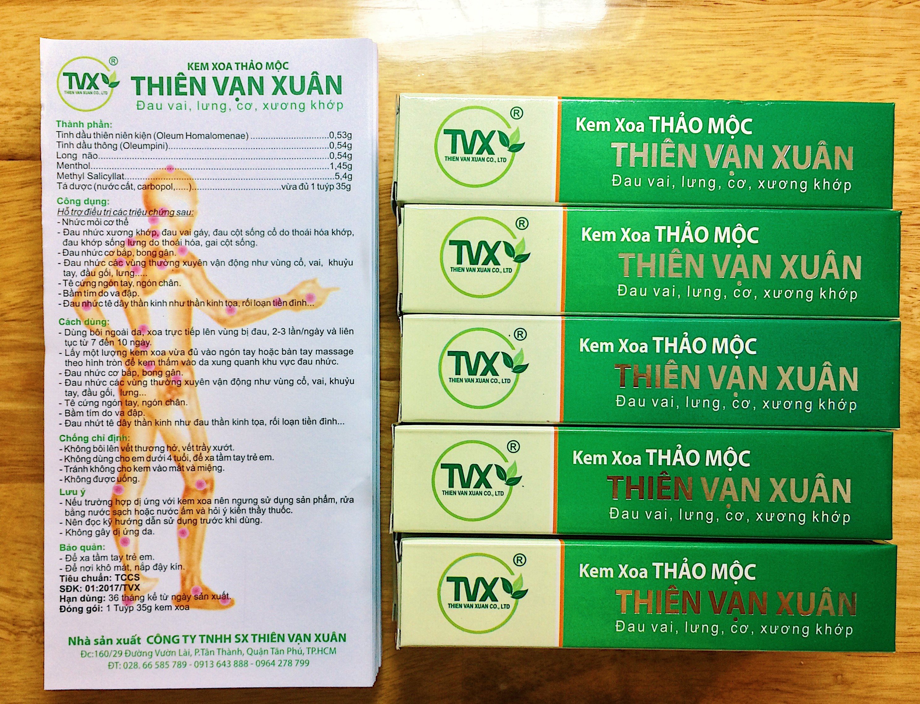 Kem xoa bóp - thiên vạn xuân - chuyên xoa bóp đau nhức xương khớp