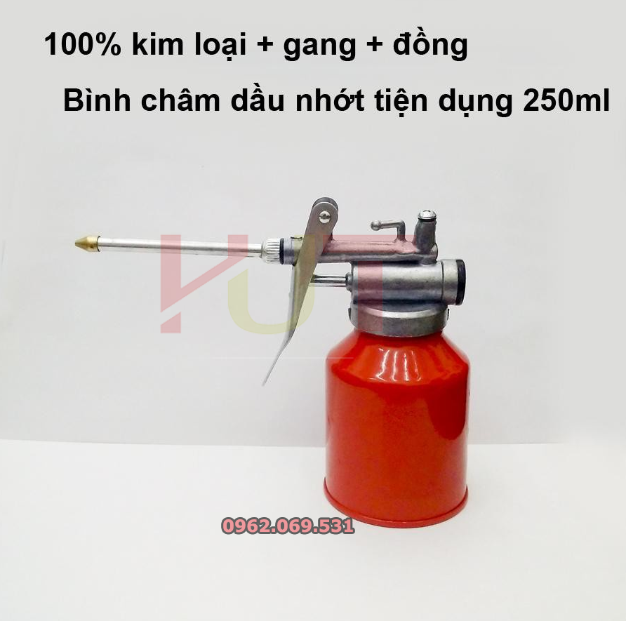 Bình châm dầu, Bình Châm Nhớt, Bình Vịt Dầu, Bình bơm dầu dùng bôi trơn cho thiết bị cơ khí