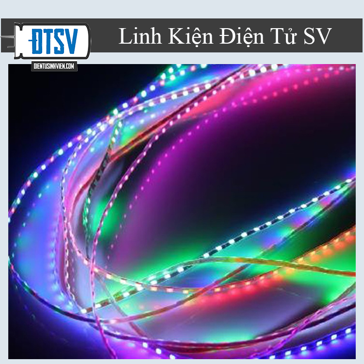 Đèn Led Dây Dán Xe Máy 12V Dài 50cm- Nháy Đuổi, Chống Nước